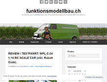 Tablet Screenshot of funktionsmodellbau.ch